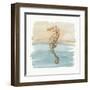 Sand and Sea IV-Lisa Audit-Framed Art Print