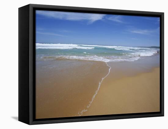 Sand and Surf, Waitpinger Beach, Fleurieu Peninsula, South Australia, Australia, Pacific-Neale Clarke-Framed Stretched Canvas