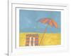 Sand and Surf-Jan Weiss-Framed Art Print