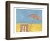 Sand and Surf-Jan Weiss-Framed Art Print