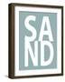 Sand Aqua-Jamie MacDowell-Framed Art Print