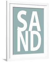 Sand Aqua-Jamie MacDowell-Framed Art Print