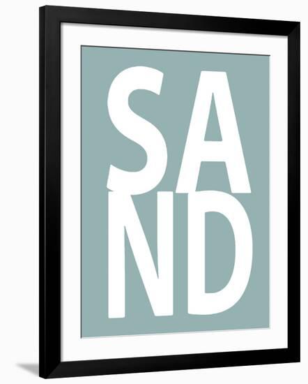 Sand Aqua-Jamie MacDowell-Framed Art Print