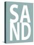 Sand Aqua-Jamie MacDowell-Stretched Canvas