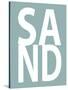 Sand Aqua-Jamie MacDowell-Stretched Canvas