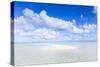 Sand Bank in Aitutaki Lagoon, Cook Islands-Matteo Colombo-Stretched Canvas