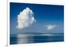 Sand bank in the flat ocean, Mamanuca Islands, Fiji, South Pacific-Michael Runkel-Framed Photographic Print