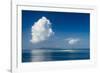 Sand bank in the flat ocean, Mamanuca Islands, Fiji, South Pacific-Michael Runkel-Framed Photographic Print