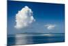 Sand bank in the flat ocean, Mamanuca Islands, Fiji, South Pacific-Michael Runkel-Mounted Photographic Print