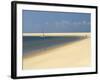 Sand Bank, Old Sailing Yacht Anchored, Bay of Arcachon, Cote D'Argent, Gironde, Aquitaine, France-Groenendijk Peter-Framed Photographic Print