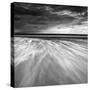 Sand Blowing across the Beach, Alnmouth, Alnwick, Northumberland, England, United Kingdom, Europe-Lee Frost-Stretched Canvas