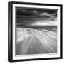 Sand Blowing across the Beach, Alnmouth, Alnwick, Northumberland, England, United Kingdom, Europe-Lee Frost-Framed Photographic Print