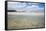 Sand Blowing over a Desert-Like Beach in Jericoacoara, Brazil-Alex Saberi-Framed Stretched Canvas