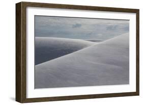 Sand Blows across a Dune in Brazil's Lencois Maranhenses National Park-Alex Saberi-Framed Photographic Print