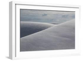 Sand Blows across a Dune in Brazil's Lencois Maranhenses National Park-Alex Saberi-Framed Photographic Print