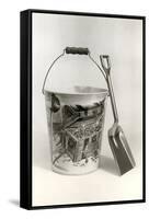 Sand Bucket and Shovel-null-Framed Stretched Canvas