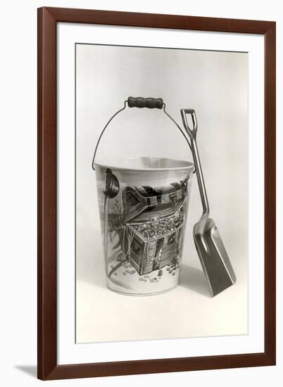 Sand Bucket and Shovel-null-Framed Art Print