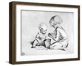 Sand Cakes, 1929-James Henry Dowd-Framed Giclee Print