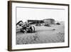 Sand covered farm at Mills, New Mexico, 1935-Dorothea Lange-Framed Photographic Print