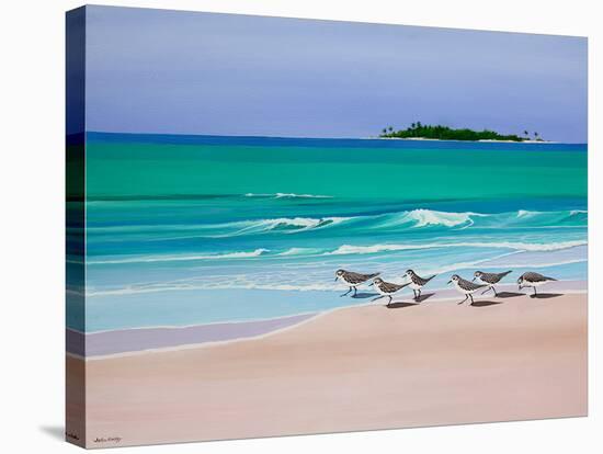 Sand Darlings-John Ketley-Stretched Canvas