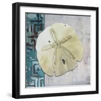 Sand Dollar 1-Megan Aroon Duncanson-Framed Premium Giclee Print