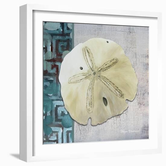 Sand Dollar 1-Megan Aroon Duncanson-Framed Premium Giclee Print
