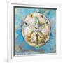 Sand Dollar-Jeanette Vertentes-Framed Art Print