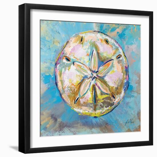 Sand Dollar-Jeanette Vertentes-Framed Art Print