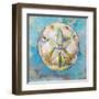 Sand Dollar-Jeanette Vertentes-Framed Art Print