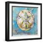 Sand Dollar-Jeanette Vertentes-Framed Art Print