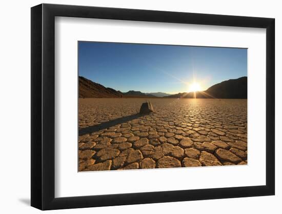 Sand Dune Formations in Death Valley National Park, California-tobkatrina-Framed Photographic Print