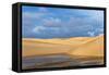 Sand Dune in Lencois Maranheinses NP, Maranhao State, Brazil-Keren Su-Framed Stretched Canvas