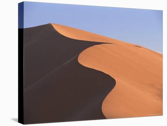 Sand Dune Near Sesriem, Namib Naukluft Park, Namibia, Africa-Lee Frost-Stretched Canvas