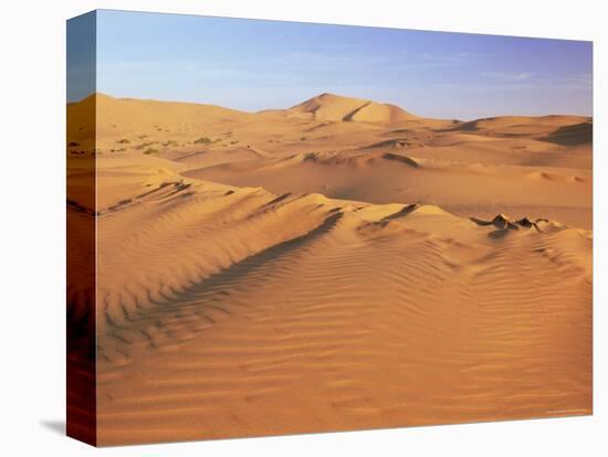 Sand Dune of the Erg Chebbi, Sahara Desert Near Merzouga, Morocco, North Africa, Africa-Lee Frost-Stretched Canvas