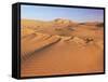 Sand Dune of the Erg Chebbi, Sahara Desert Near Merzouga, Morocco, North Africa, Africa-Lee Frost-Framed Stretched Canvas