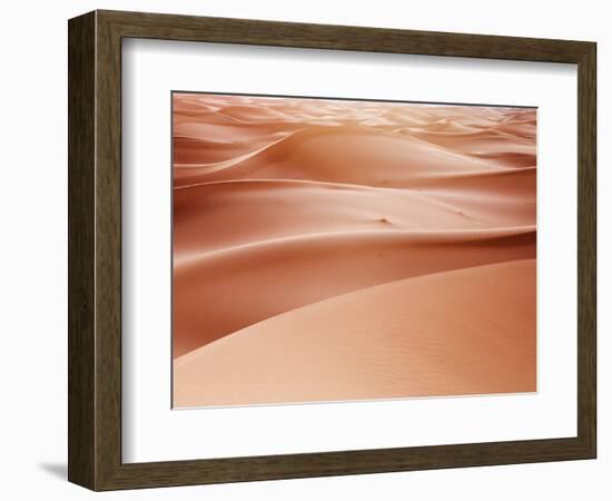 Sand Dune Ridges, Morocco-Ethan Welty-Framed Photographic Print