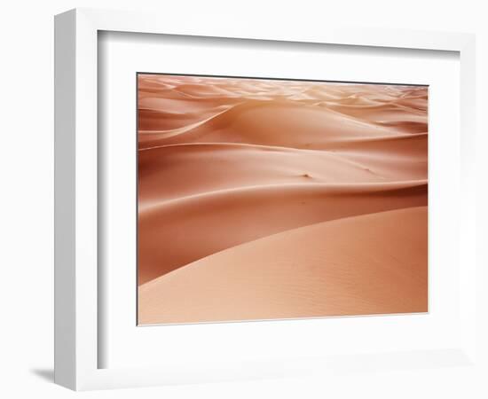 Sand Dune Ridges, Morocco-Ethan Welty-Framed Photographic Print