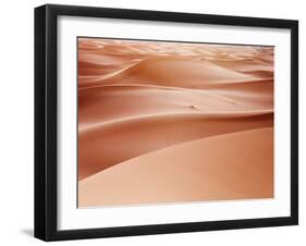 Sand Dune Ridges, Morocco-Ethan Welty-Framed Photographic Print