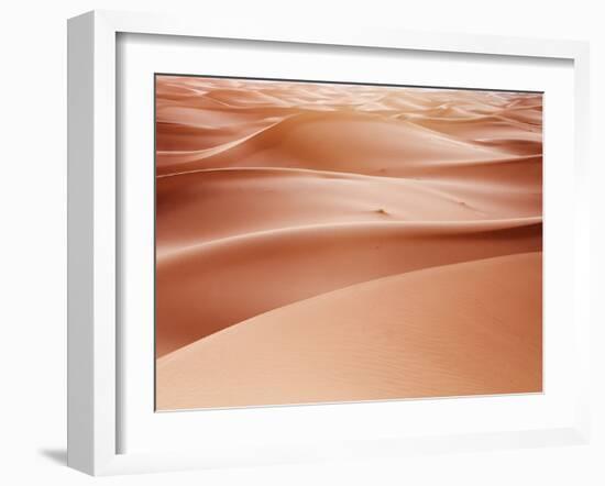 Sand Dune Ridges, Morocco-Ethan Welty-Framed Photographic Print