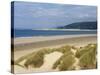 Sand Dunes and Borth Beach, Ynyslas, Borth, Dyfed, Wales, United Kingdom, Europe-Pearl Bucknall-Stretched Canvas