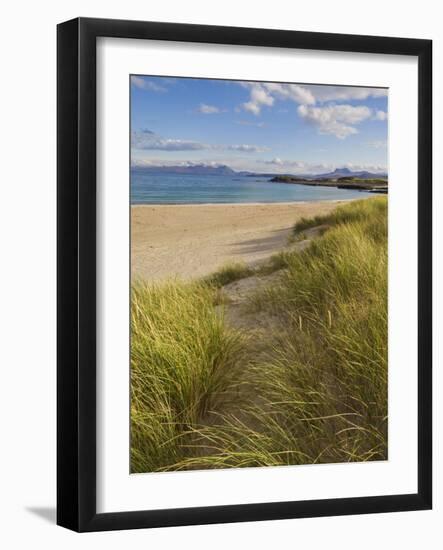 Sand Dunes and Dune Grasses of Mellon Udrigle Beach, Wester Ross, North West Scotland-Neale Clarke-Framed Photographic Print