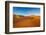 Sand dunes and grass, Coral Pink Sand Dunes State Park, Kane County, Utah, USA.-Russ Bishop-Framed Photographic Print