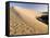 Sand Dunes and Oasis, Desert, Dunhuang, Gansu, China-Porteous Rod-Framed Stretched Canvas