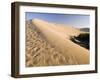 Sand Dunes and Oasis, Desert, Dunhuang, Gansu, China-Porteous Rod-Framed Photographic Print