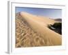 Sand Dunes and Oasis, Desert, Dunhuang, Gansu, China-Porteous Rod-Framed Photographic Print