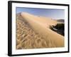 Sand Dunes and Oasis, Desert, Dunhuang, Gansu, China-Porteous Rod-Framed Photographic Print