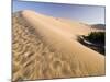 Sand Dunes and Oasis, Desert, Dunhuang, Gansu, China-Porteous Rod-Mounted Photographic Print