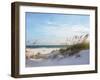 Sand Dunes and Ocean at Sunset, Pensacola, Florida.-forestpath-Framed Photographic Print