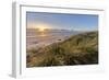 Sand Dunes and Pacific Ocean in the Oregon Dunes NRA, Oregon-Chuck Haney-Framed Photographic Print