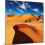 Sand Dunes and Rocks, Sahara Desert, Algeria-Dmitry Pichugin-Mounted Photographic Print